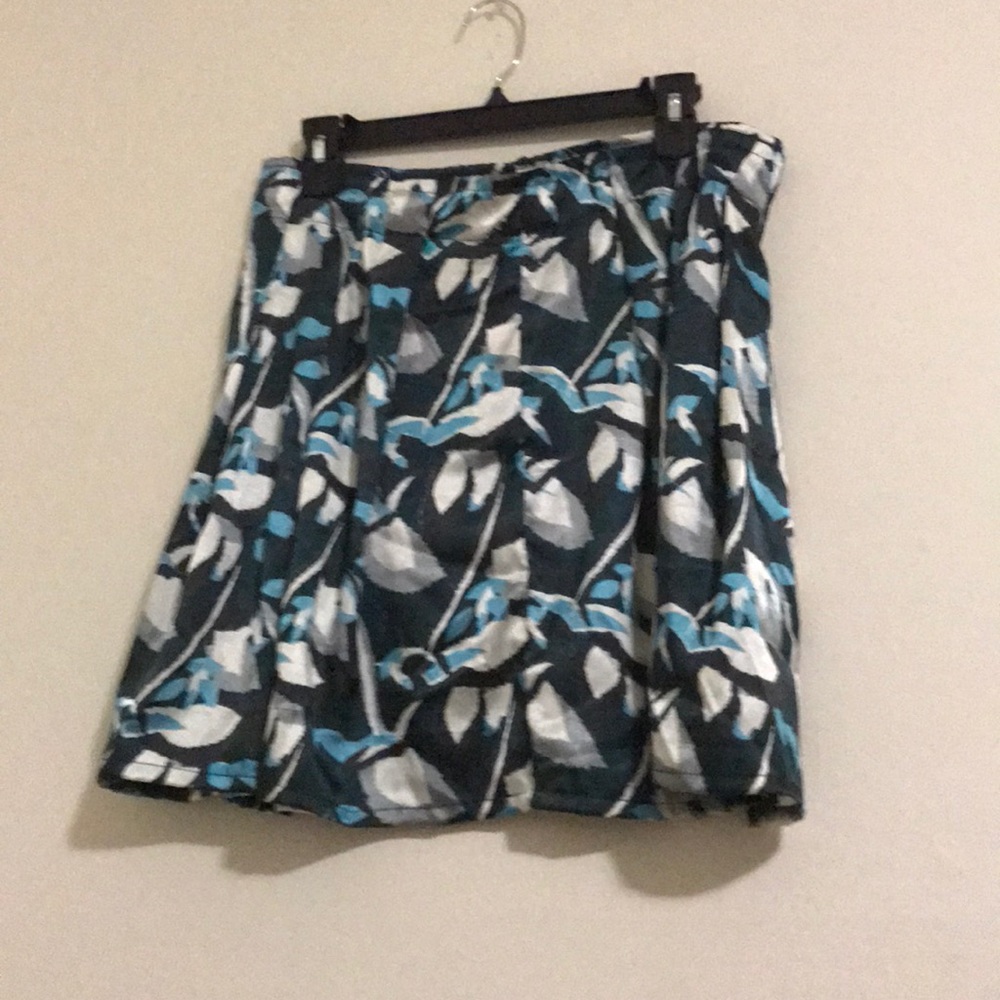 Abstract Print Skirt